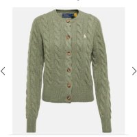 POLO Ralph Lauren Cable Wool / Cashmere Cardigan Knit Womens Size M НОВО! ОРИГИНАЛ! Дамски Пуловер -, снимка 15 - Жилетки - 44459238