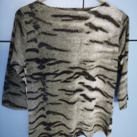 Блузка с ламе, снимка 2 - Блузи с дълъг ръкав и пуловери - 34129646