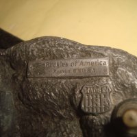 Buckles of Americа Rocklin CA MADE in USA МАРКОВА МАСИВНА ТЕЖКА ТОКА от КОЛАН САЩ Стара 31384, снимка 4 - Колекции - 38014161