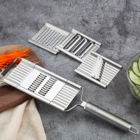 Кухненски инструмент за ренде с дръжка и три приставки, снимка 2 - Други - 42904084