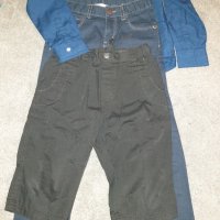Риза, къс и дълъг панталони H&M, снимка 2 - Детски ризи - 34043895