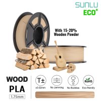 Wood PLA Filament SUNLU 1.75mm, 1kg, ROHS за FDM 3D Принтери, снимка 1 - Консумативи за принтери - 44179935