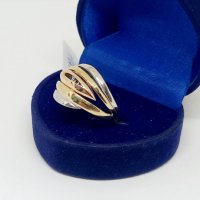 Нов-Златен пръстен-3,29гр/14кр, снимка 2 - Пръстени - 39499233