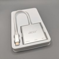 Acer USB C хъб, 3 в 1 с 5Gbps USB 3.0 GEN1 порт, 4K HDMI и PD Max 100W, снимка 9 - Кабели и адаптери - 44322766