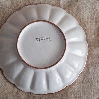 Старинна италианска фруктиера "DERUTA", снимка 3 - Антикварни и старинни предмети - 30161964