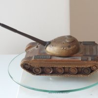 RRR-Много рядък бронзов модел на танк.Подарен посмъртно на ген.Дмитрий Григориевич Павлов , снимка 14 - Антикварни и старинни предмети - 39189829