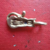 Позлатен сребърен медальон висулка коте , снимка 5 - Колиета, медальони, синджири - 40697625