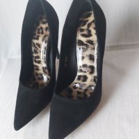 Елегантни дамски обувки  PAOLO BOCELLI , велурени , номер 38, снимка 3 - Дамски елегантни обувки - 40626311
