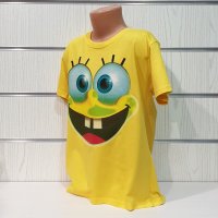 Нова детска тениска с дигитален печат Спондж боб, SpongeBob, снимка 9 - Детски тениски и потници - 31690982