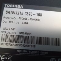  Toshiba Satellite C870-168, снимка 2 - Части за лаптопи - 29492472