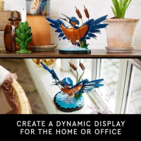 Ново LEGO Icons Kingfisher Bird Set - Идеален Декор за Дома и Офиса, снимка 4 - Други - 44582433