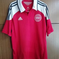 Оригинална юбилейна тениска фланелка Дания Denmark Adidas 2012/2013, снимка 1 - Тениски - 36949049