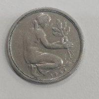 50 Pfennig 1949 , снимка 2 - Нумизматика и бонистика - 31602821