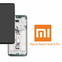 Нов 100% Оригинал LCD Дисплей за Xiaomi  Redmi  Note 8 Pro  (2019) + тъч скрийн + рамка, снимка 1 - Резервни части за телефони - 31587649