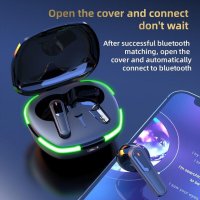 Мощни, безжични слушалки,Bluetooth 5.2,Touch Control, снимка 6 - Bluetooth слушалки - 42867046