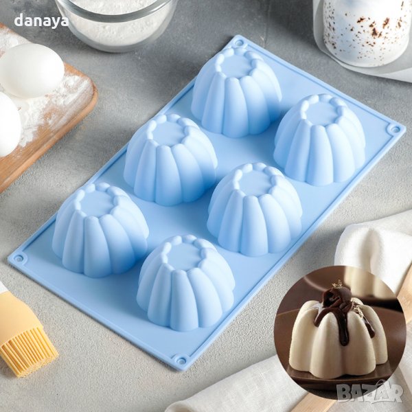 2410 Силиконова форма за печене Пудинг, снимка 1