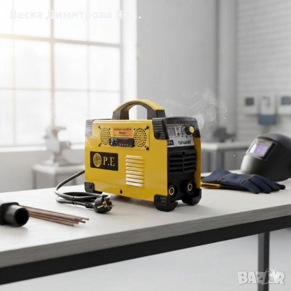 Инверторен електрожен P.E TOP400WiF (MMA-400) – 400A, с радио, Bluetooth и USB, снимка 1