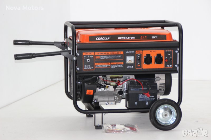 Генератор За Ток 5.5KW COROLLA Бензин-Газ Монофазен, снимка 1