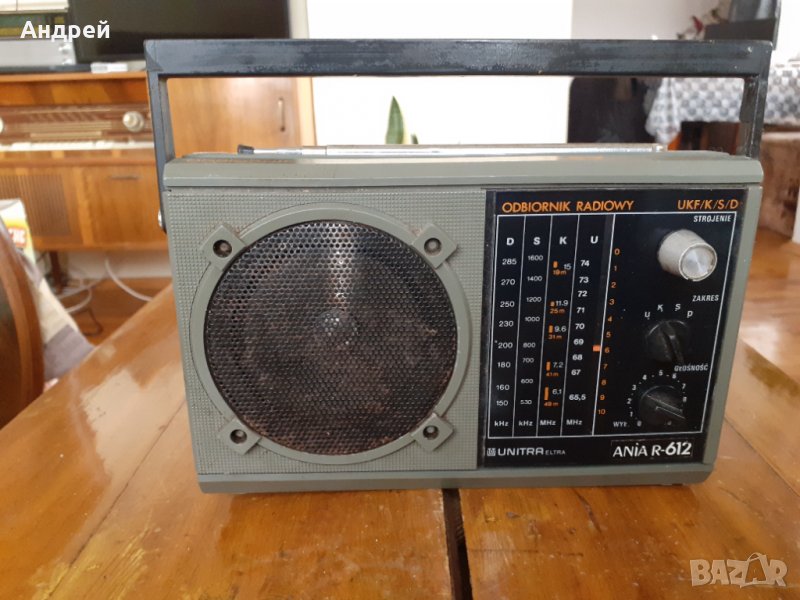 Старо радио,радиоприемник Unitra Ania R-612, снимка 1