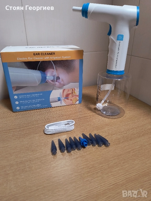 Електрически комплект за отстраняване на ушна кал със SoftSpray Безопасен, снимка 1