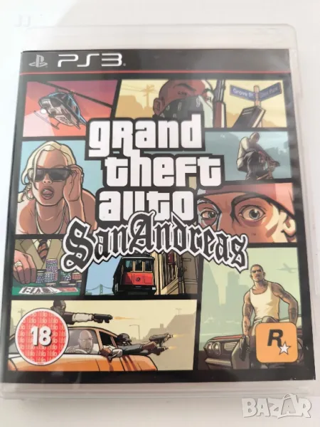 GTA San Andreas 75лв.Джитией Сан Андреас Рядка игра за PS3 Игра за PS3 Playstation 3, снимка 1