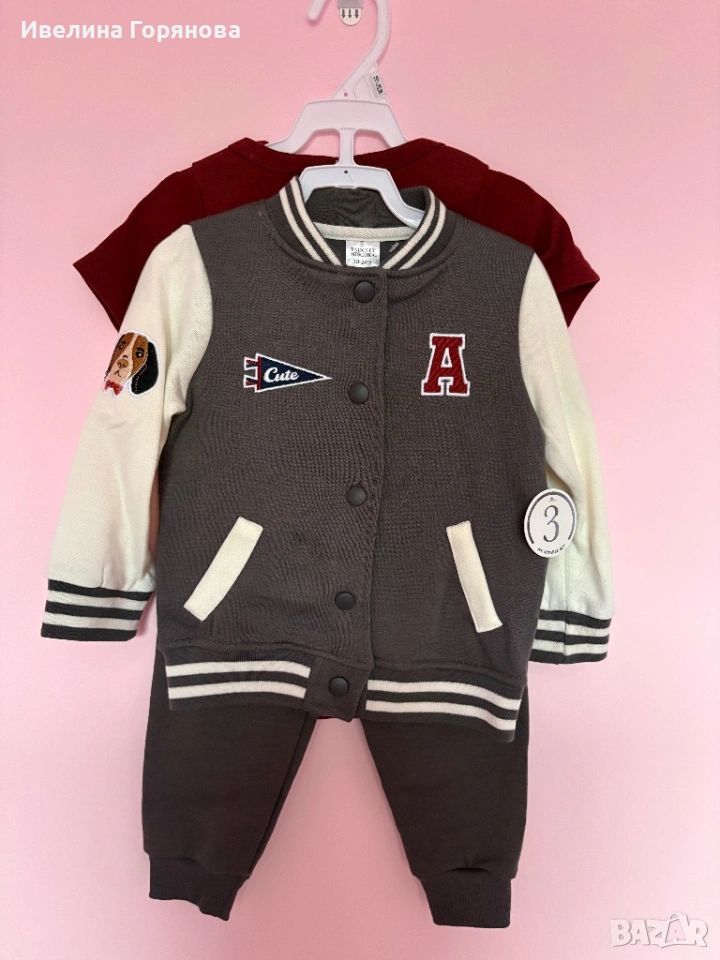 Детски комплект от 3 части р-р 18-24м., снимка 1