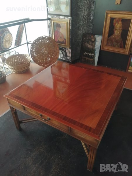Старинна дървена маса холна, снимка 1