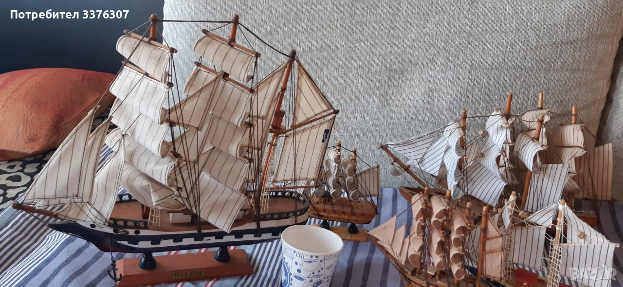 Продавам колекция от макети на кораби платноходи, снимка 1