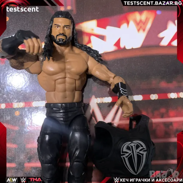 Екшън фигура WWE Roman Reigns Роман Рейнс ELITE SERIES Bloodline mattel figure елит, снимка 1