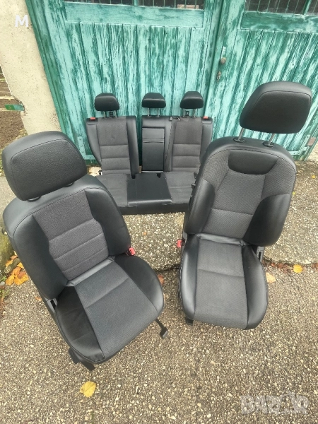 Салон с подгрев/полу кожа/Mercedes W204 комби/Мерцедес Ц класа комби, снимка 1