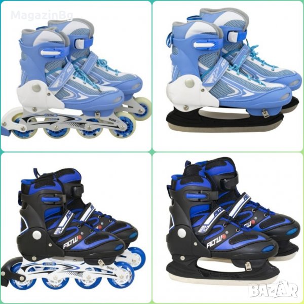 Ролери и зимни кънки 2 в 1, 31-34 номер, roleri, снимка 1