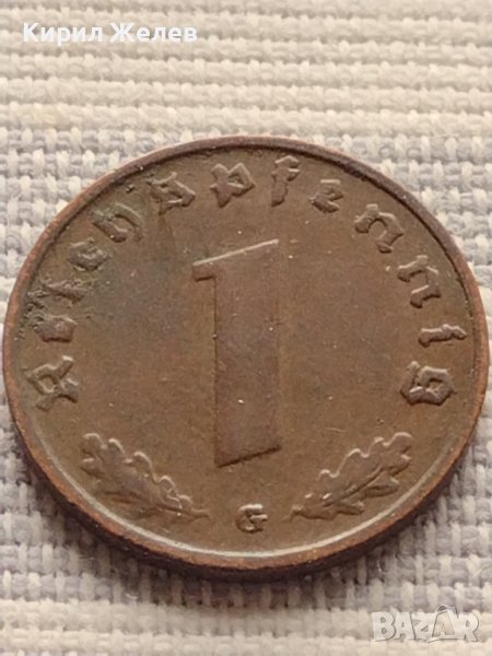 Монета 1 райхсфенинг 1939г. Германия Трети Райх с СХВАСТИКА за КОЛЕКЦИЯ 33017, снимка 1