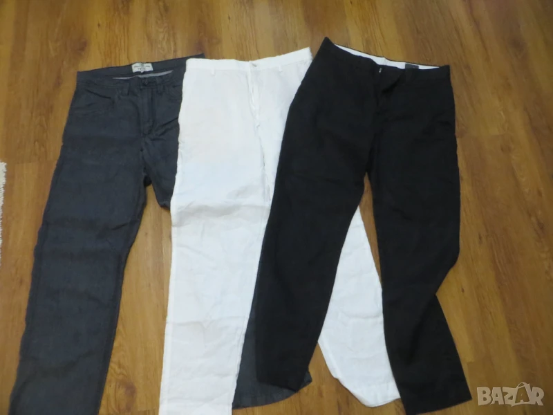 Мъжки панталони лен H&M, Next, снимка 1