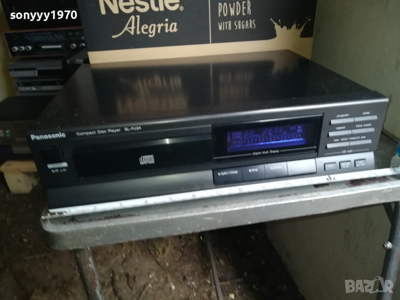 PANASONIC SL-PJ24 CD PLAYER-MADE IN JAPAN-ВЧЕРА ВНОС ОТ SWISS 0711251632LCHERY2, снимка 1