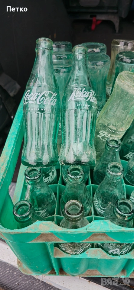 ретро бутилки от кока кола със български надпис, снимка 1