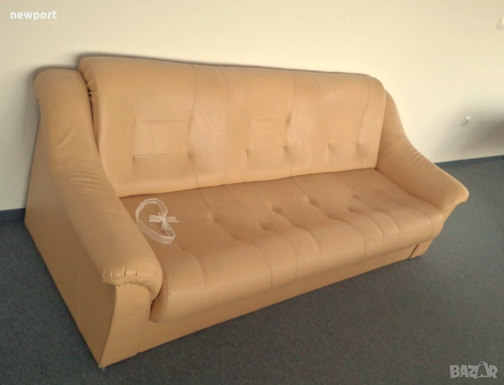Кожен Диван от Естествена кожа, снимка 1