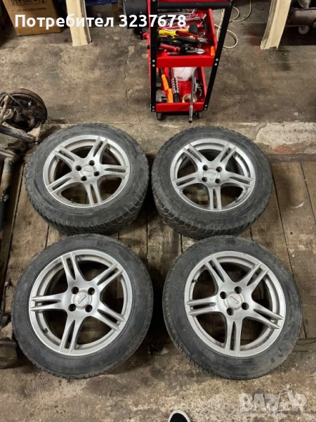 4 алуминиеви джанти 4 по 100, снимка 1