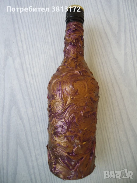 ртчно декорирано шише, снимка 1