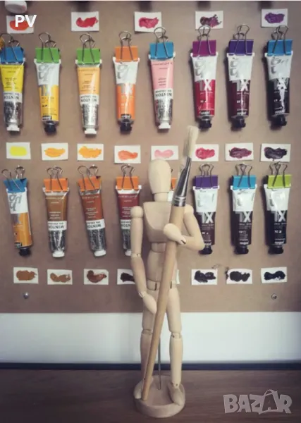 Дървени манекени за рисуване, снимка 1