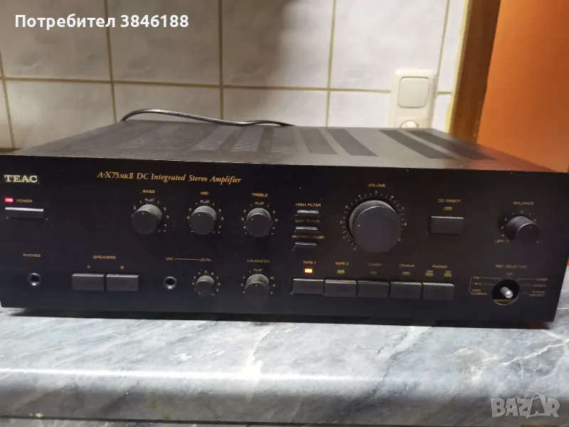 TEAC A-X75 II DC Integrated Stereo Amplifier, снимка 1