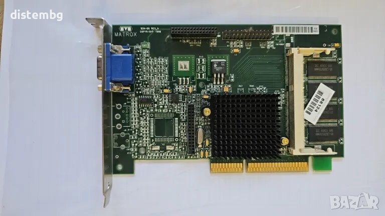Видео карта Matrox MGI G2+/MILA/8D/CPQ 8MB AGP Compaq, снимка 1