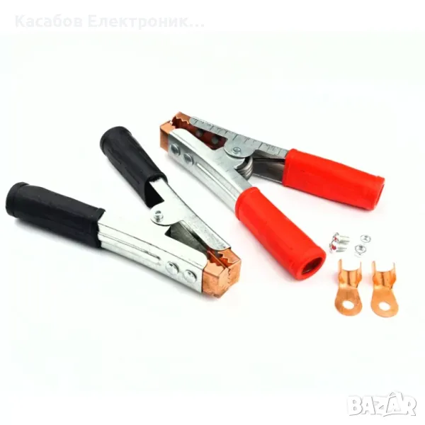 Щипки тип крокодил за акумулаторни клеми 600А 2бр., снимка 1