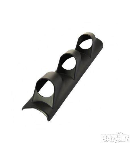 Стойка за уред за колона тройна черна, снимка 1