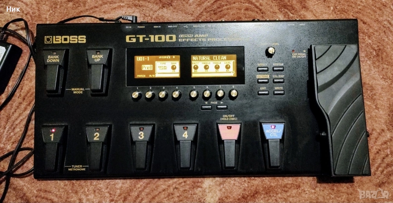 Процесор за китара Boss GT 100 V 2, снимка 1