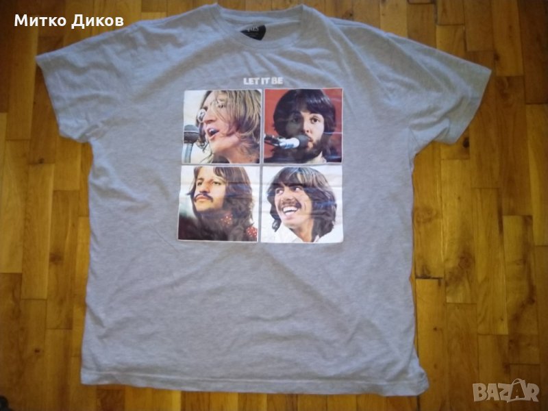 Бийтълс Beatles тениска принт размер ХЛ, снимка 1