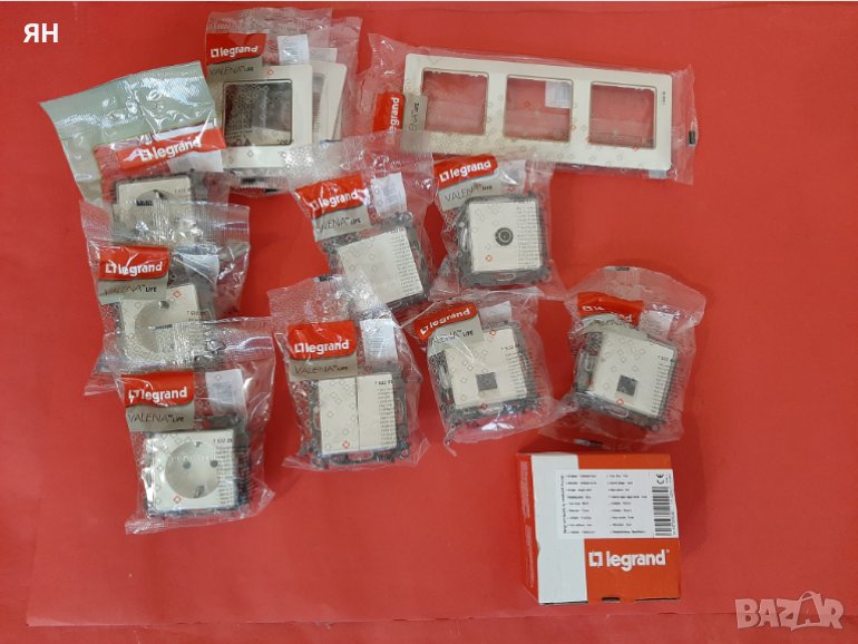 Legrand Valena Life Ключове/Контакти/TV/RG45-Крем, снимка 1