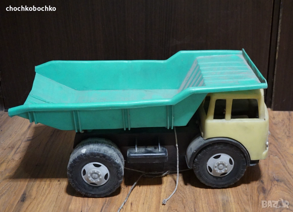 Стара соц пластмасова играчка камион самосвал КДН Габрово, снимка 1