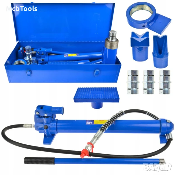 Хидравлична разпъвачка за автомобили 20 тона в метален куфар StahlMayer, снимка 1