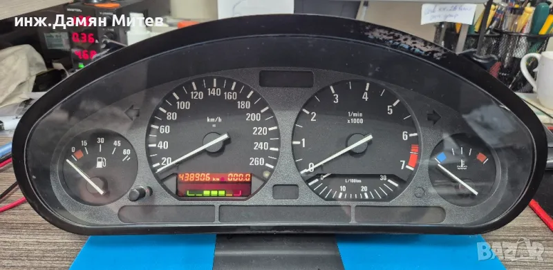 Ремонт на километраж bmw e36,ремонт на пиксели , снимка 1