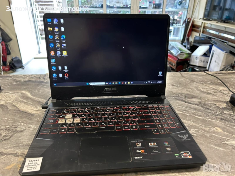 Лаптоп Asus Tuf Gaming FX505D AMD Ryzen 7 3750H 8Gb RAM 1Tb SSD, снимка 1